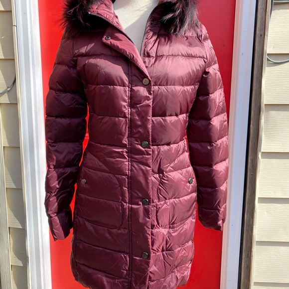Basler Down Coat Burgundy - Picture 4 of 6